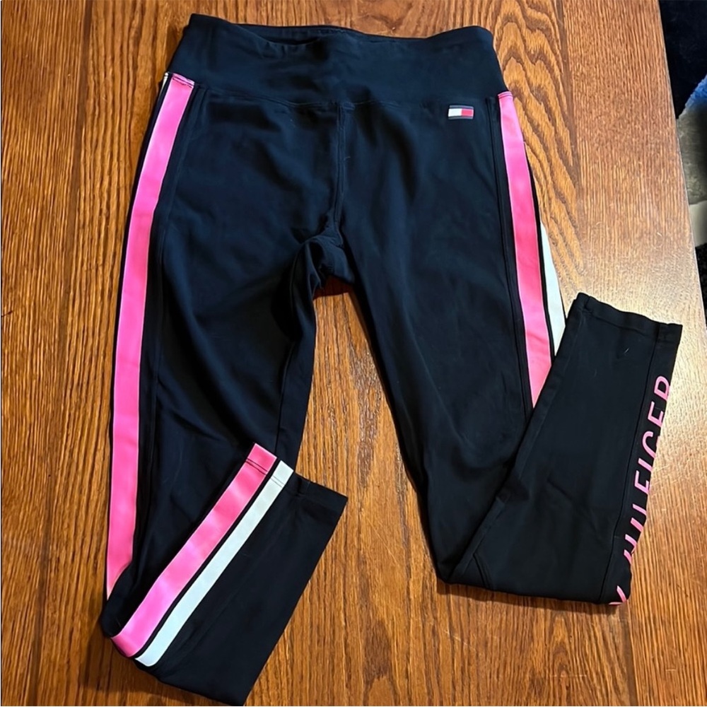 Tommy Hilfiger | Women’s Size S Black and Pink Leggings